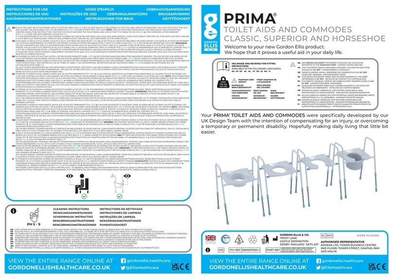 Gordon Ellis & CO PRIMA Classic 6800 Instructions for use