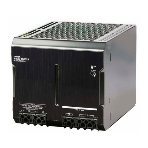 Omron S8VK-T Series User manual