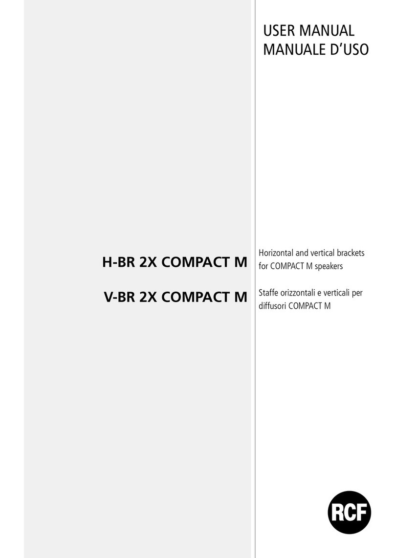 RCF H-BR 2X COMPACT M User manual