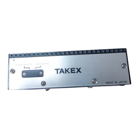 Takex ASW-SG85F instruction manual