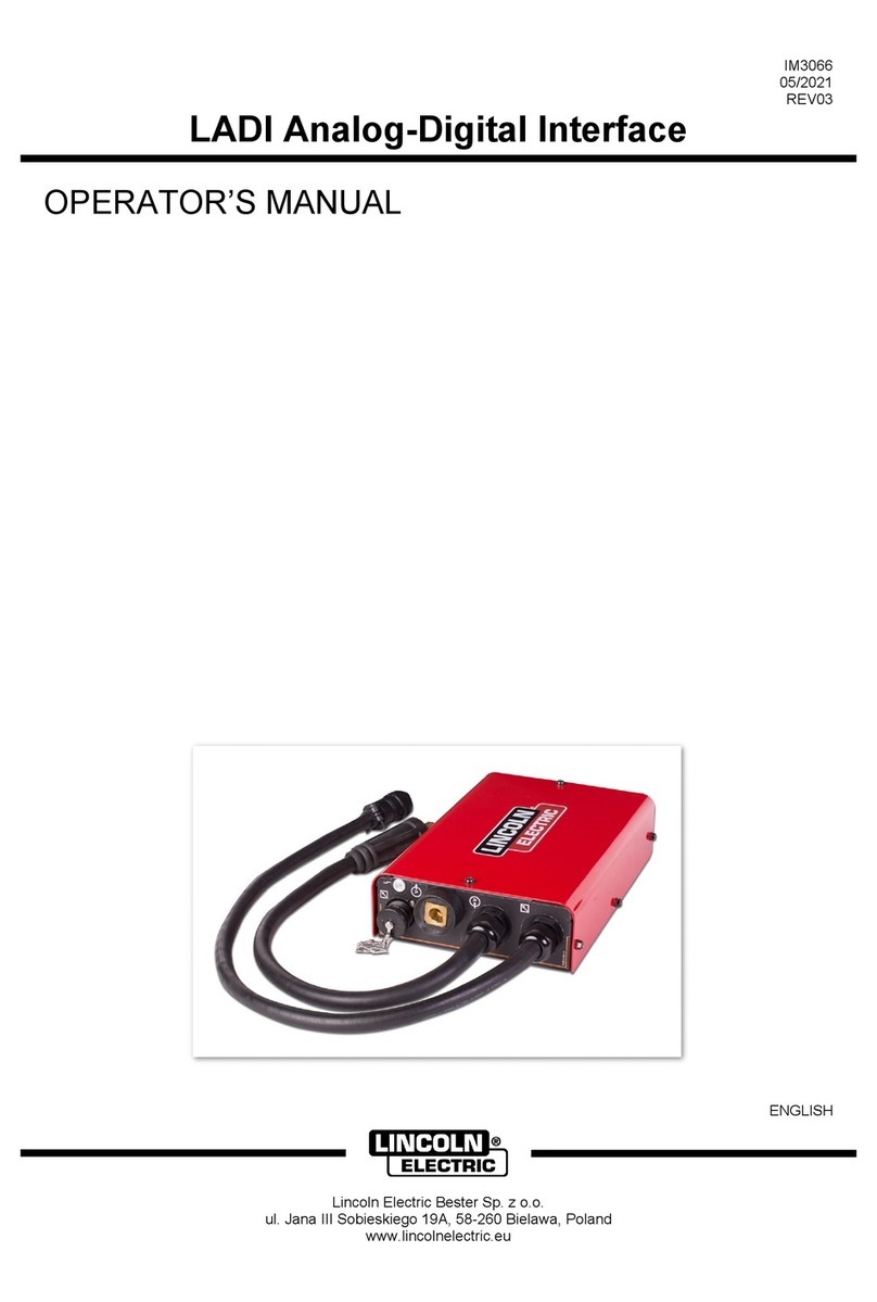 Lincoln Electric LADI Operator's manual