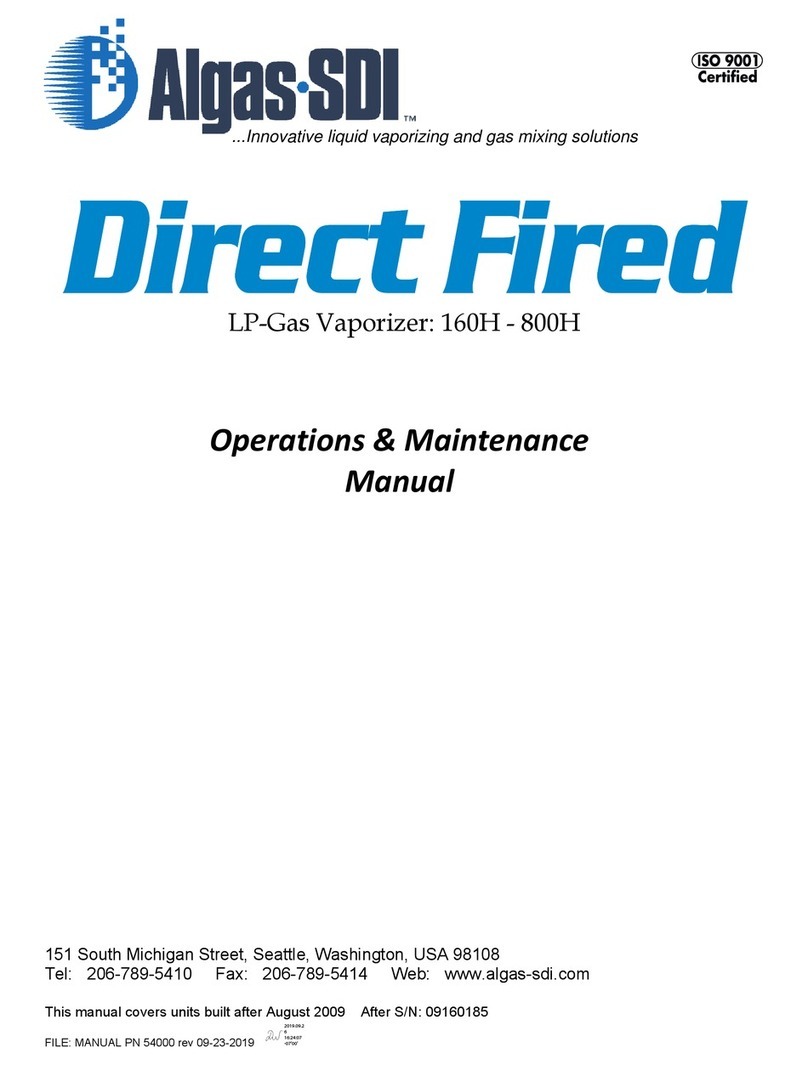 Algas SDI Direct Fired F6-ASME Manual