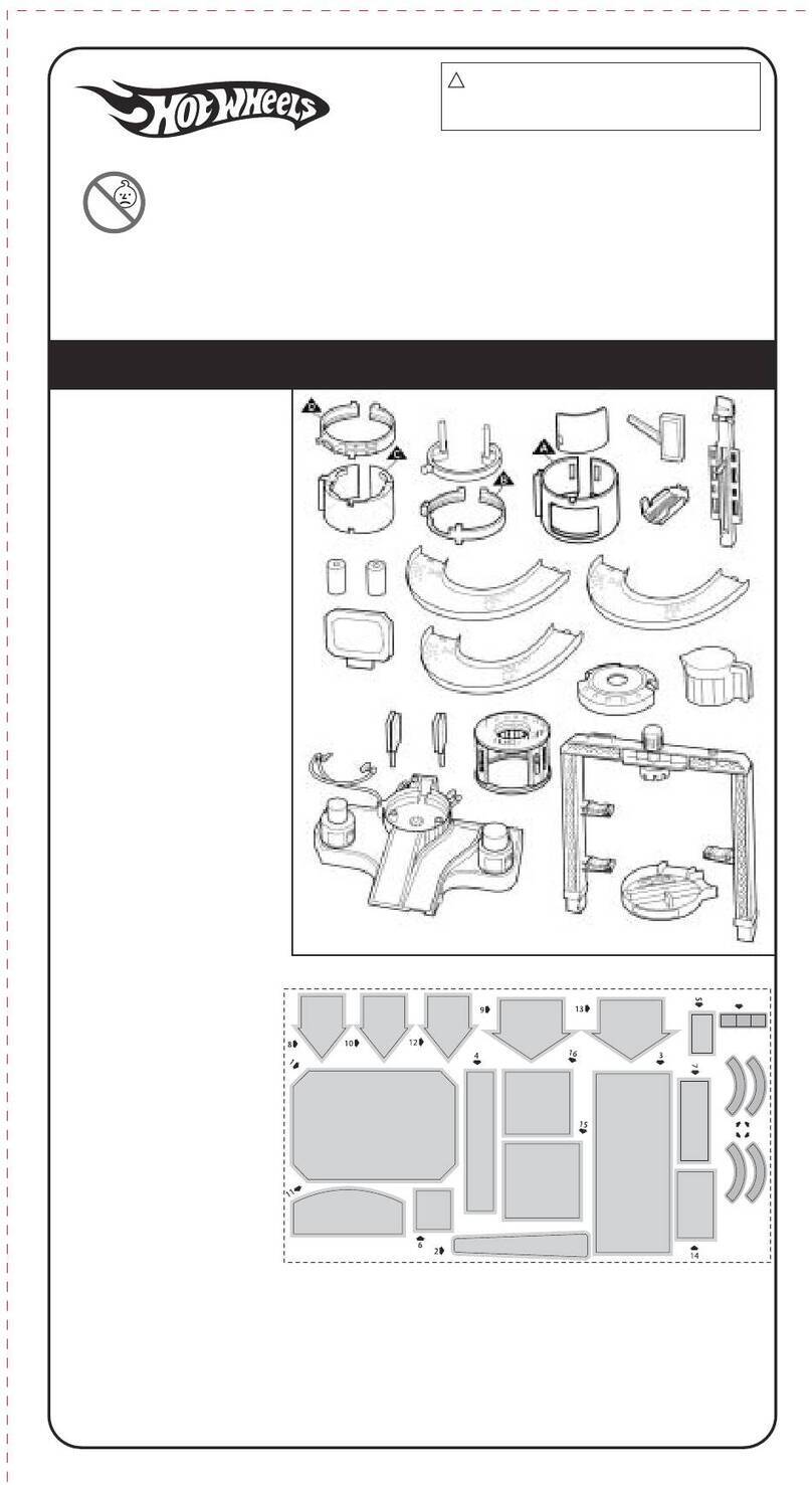 Mattel HotWheels Car Wash H6963 User manual