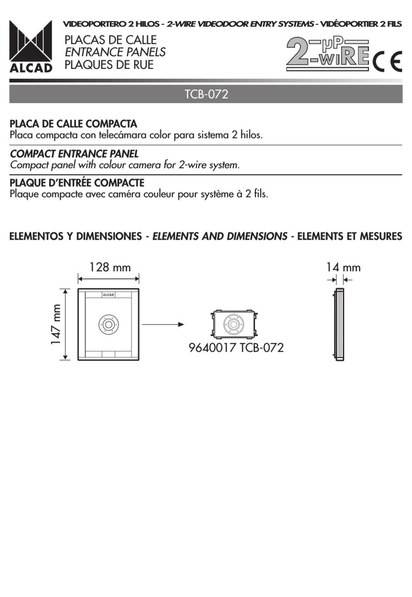 Alcad TCB-072 manual