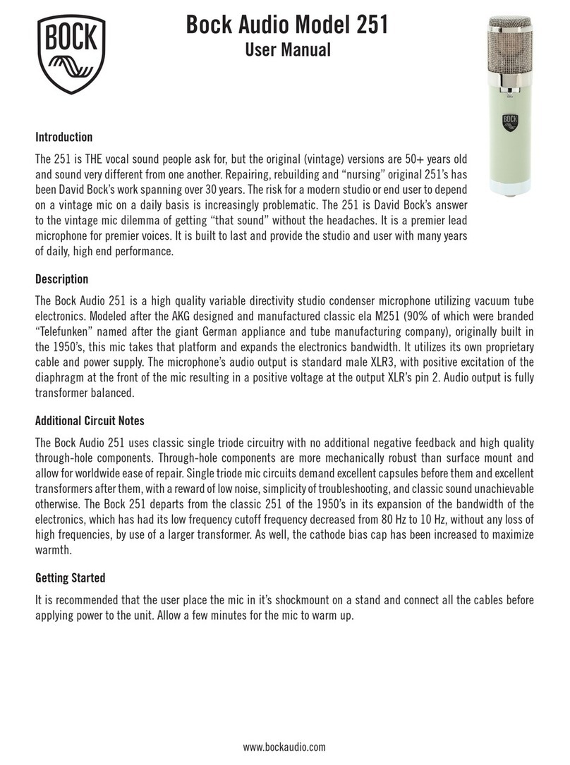 BOCK 251 user manual