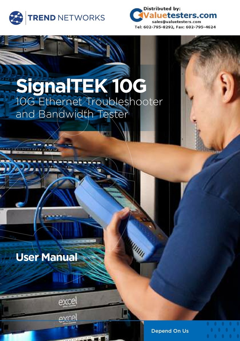 TREND NETWORKS SignalTEK 10G User manual