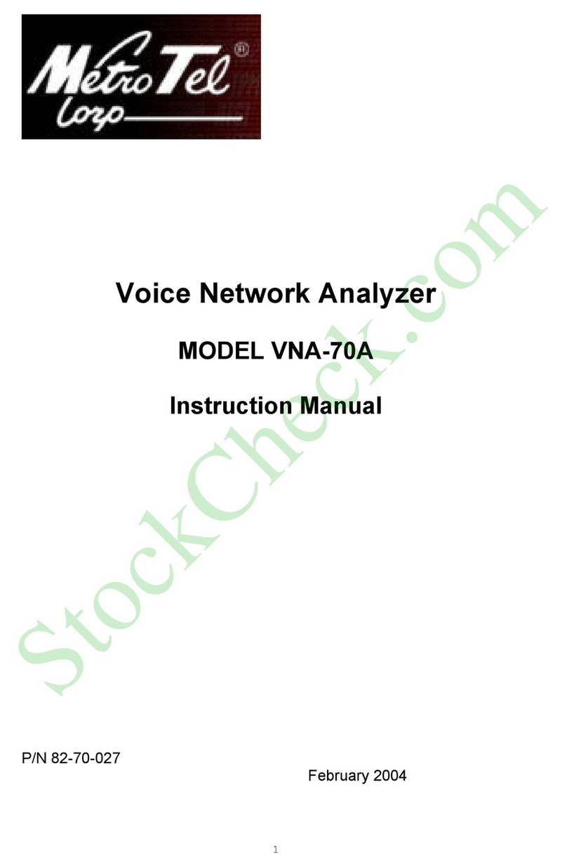 METROTEC VNA-70A instruction manual