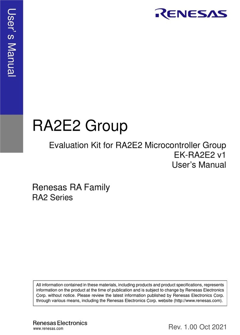 Renesas RA2E2 Group user manual