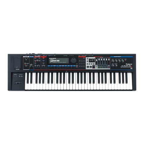 Roland JUNO-Gi User manual