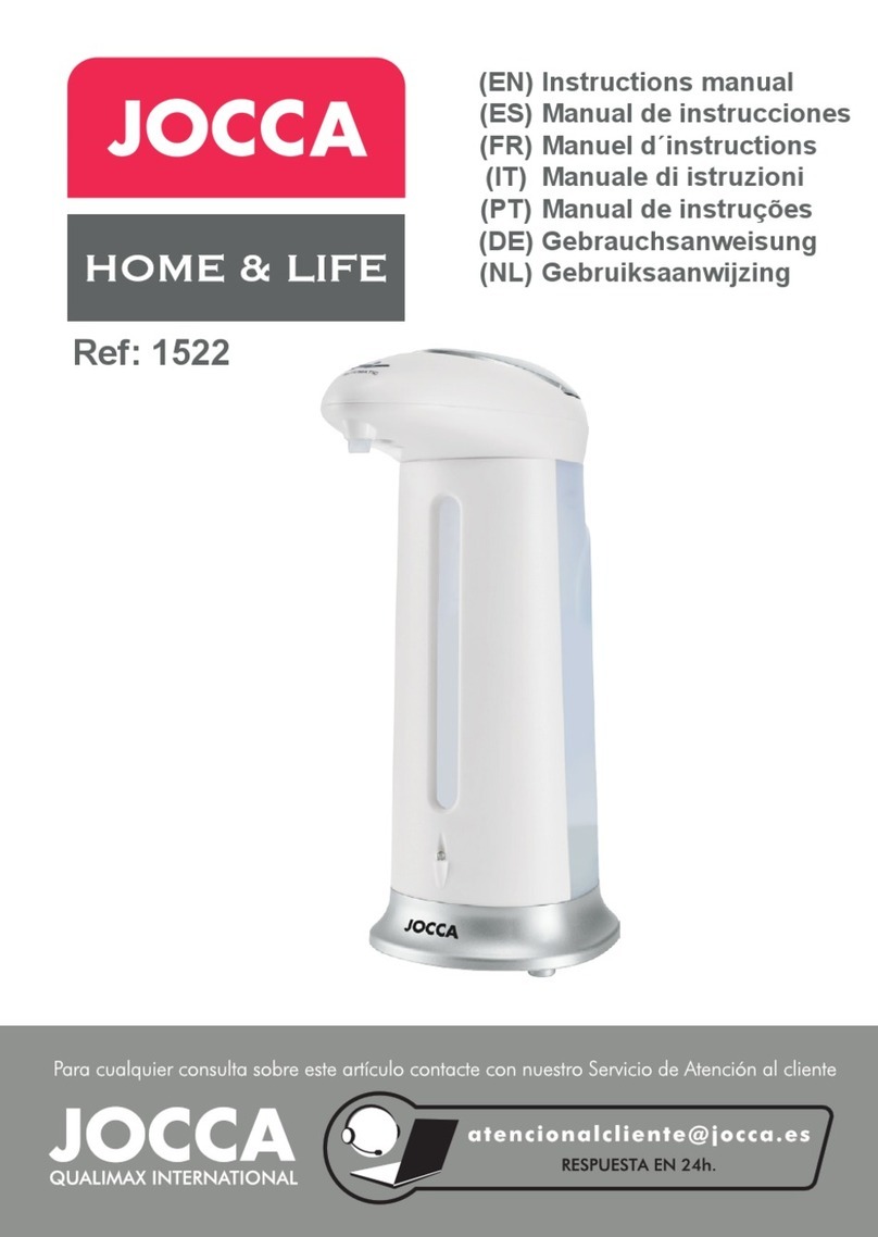 JOCCA 1522 instruction manual
