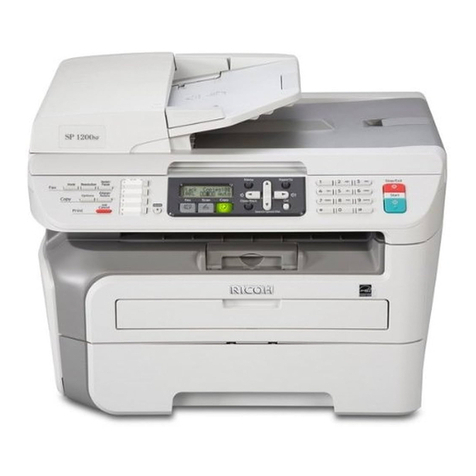 Aficio SP 1200SF User manual