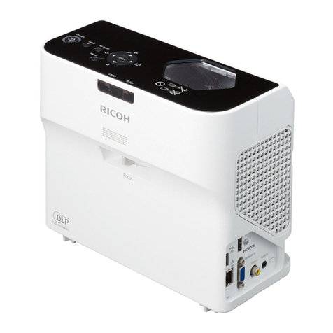 Ricoh PJ WX4130NM Quick start guide