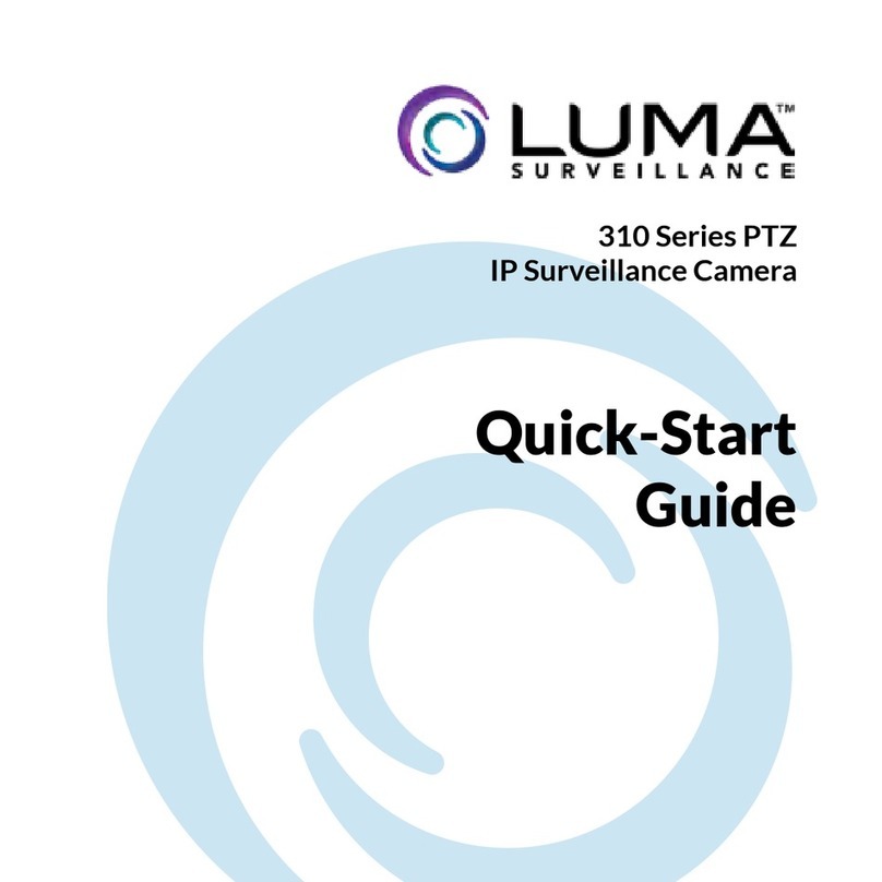Luma Surveillance 310 Series User manual