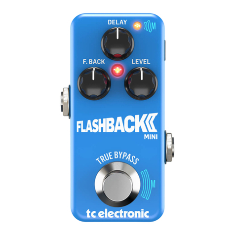 TC Electronic FLASHBACK 2 MINI DELAY User manual
