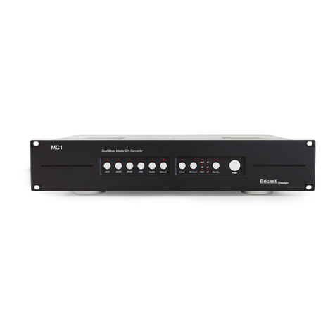 Bricasti Design MC1 user guide Bricasti Design MC1 user guide
