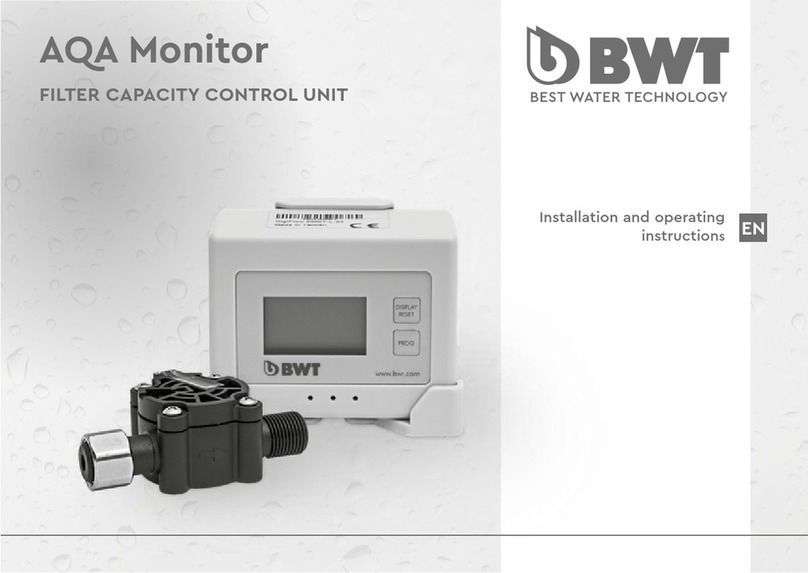 BWT AQA blue Installation and operating instructions