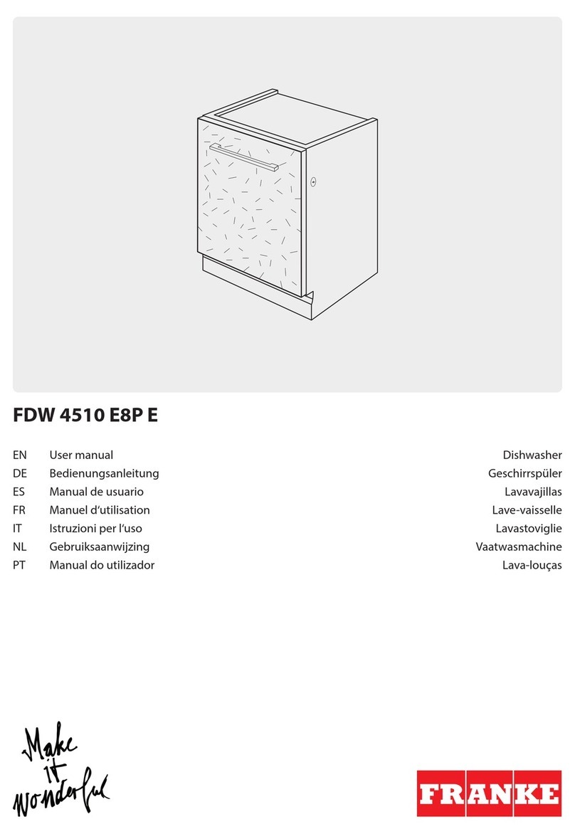 Franke FDW 4510 E8P E user manual