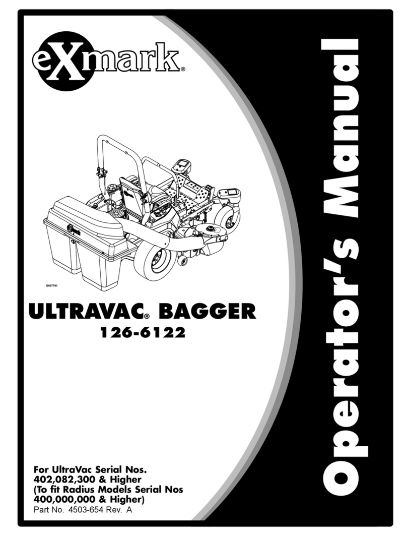 Exmark ULTRAVAC 126-6122 User manual