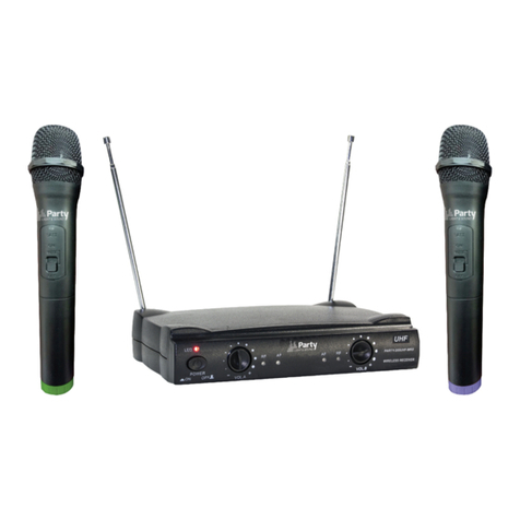 Party Light & Sound PARTY-200UHF-MKII user manual