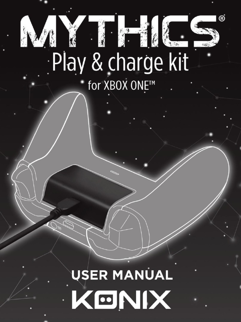 Konix MYTHICS User manual Konix MYTHICS User manual