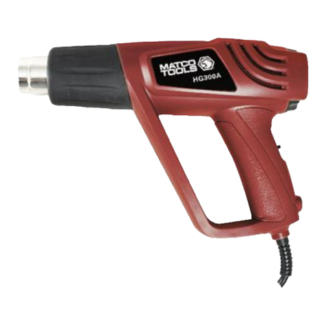 Matco Tools HG300A quick start guide