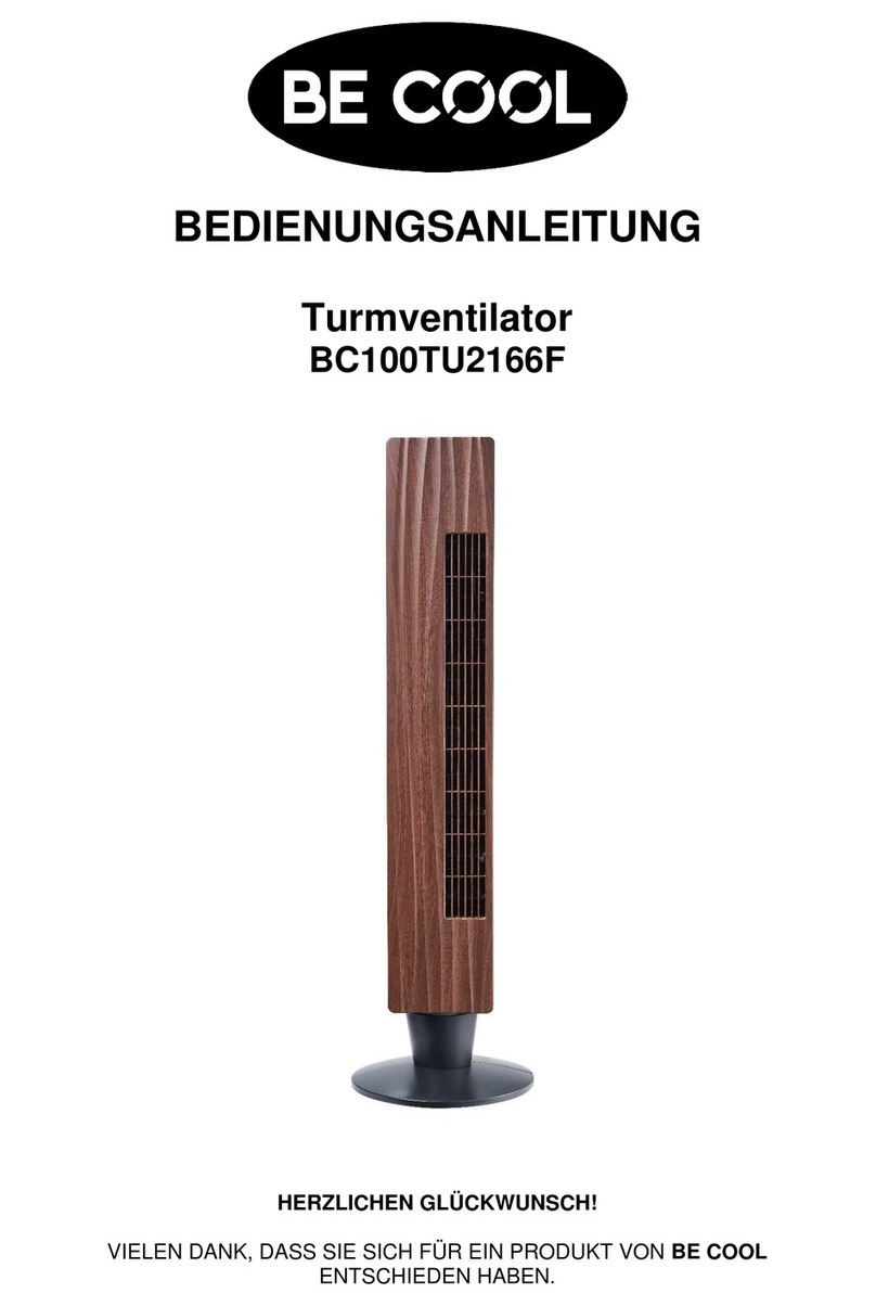 Be Cool BC100TU2166F User manual
