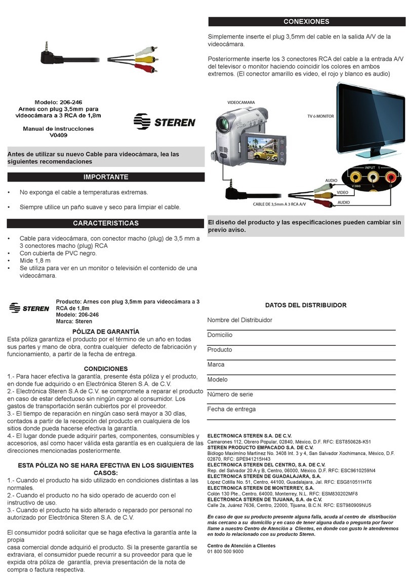 Steren 206-246 user manual