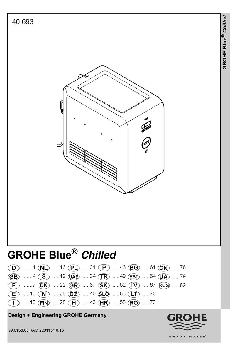 Grohe Blue Chilled 40 693 manual