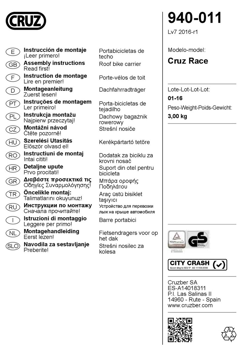 Cruz Race Assembly instructions