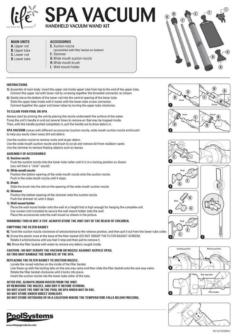 Pool Systems life quick start guide