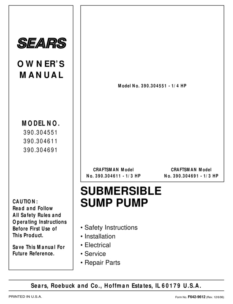 Sears 390.304551 owner's manual