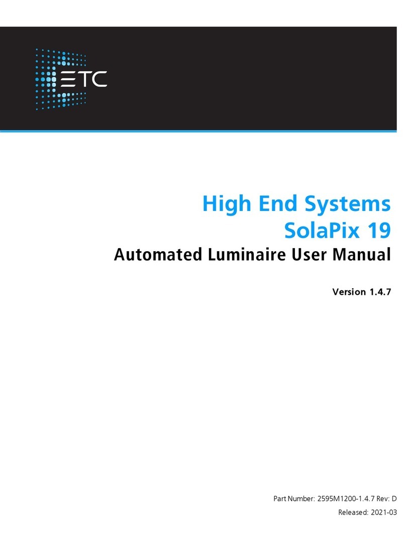 ETC High End Systems SolaPix 19 user manual