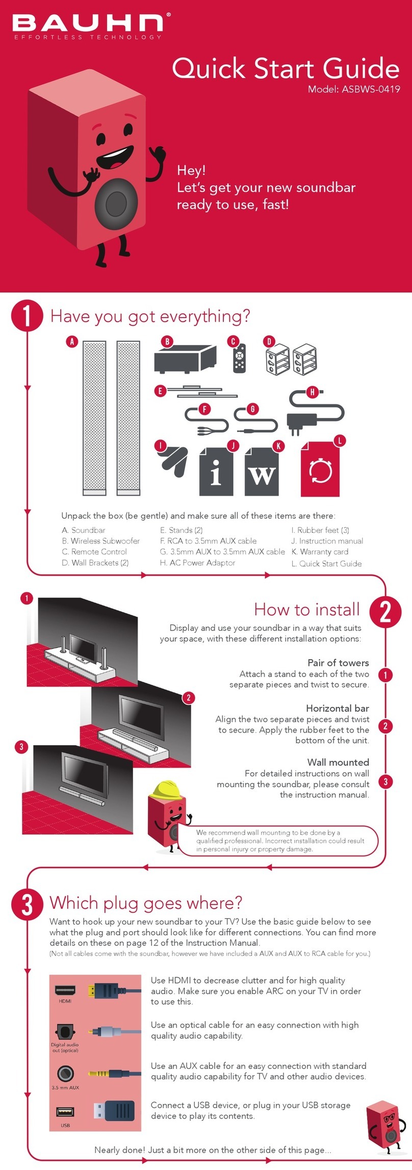 Bauhn ASBWS-0419 quick start guide