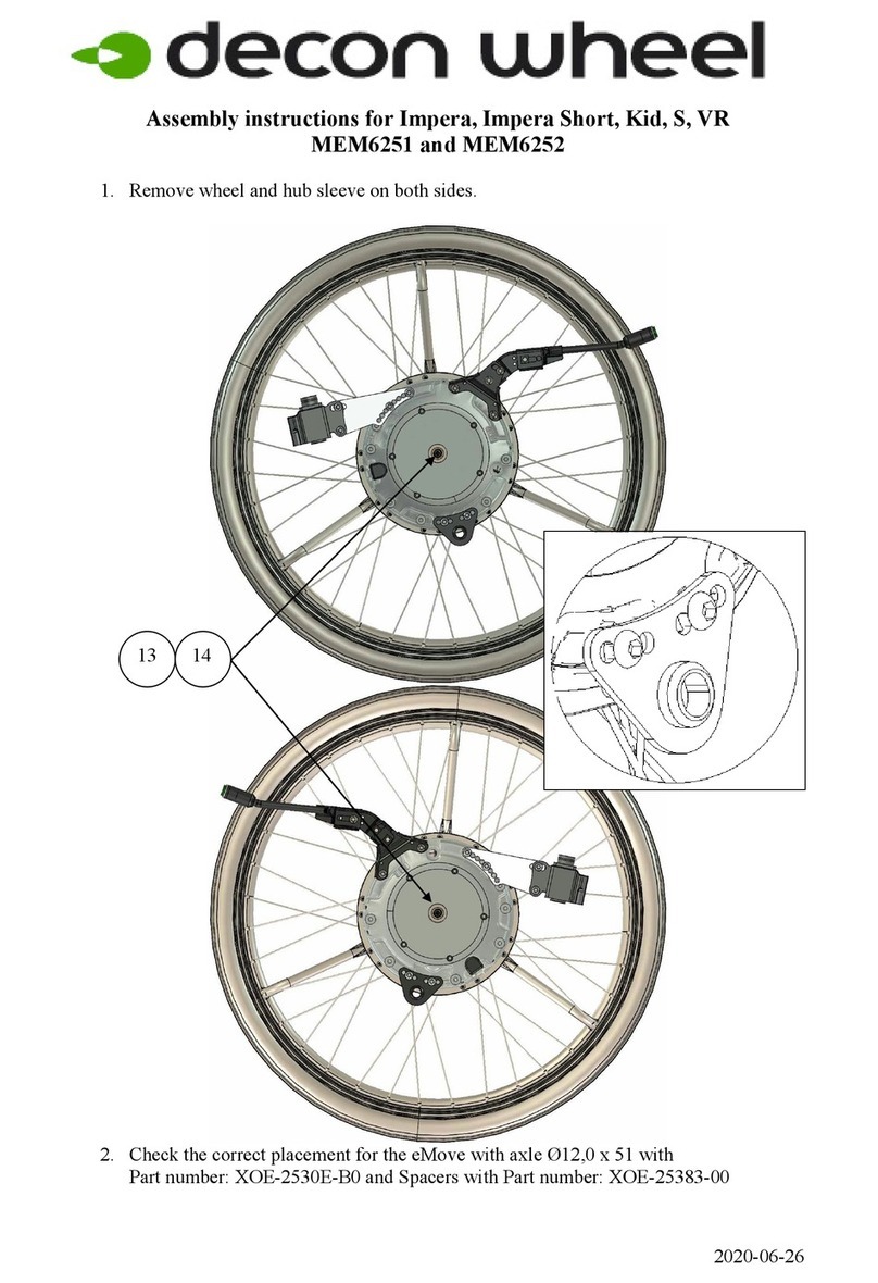 Decon wheel Impera User manual
