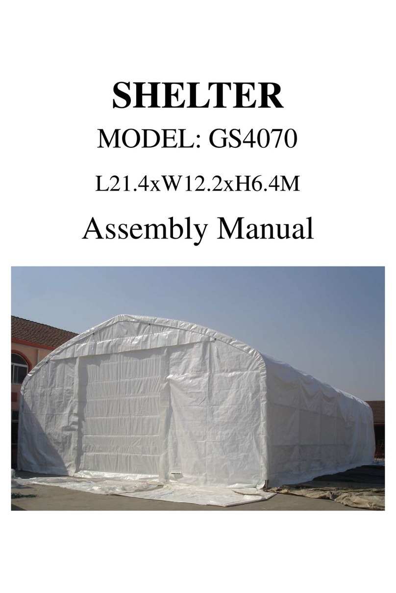 SHELTER GS4070 Assembly manual
