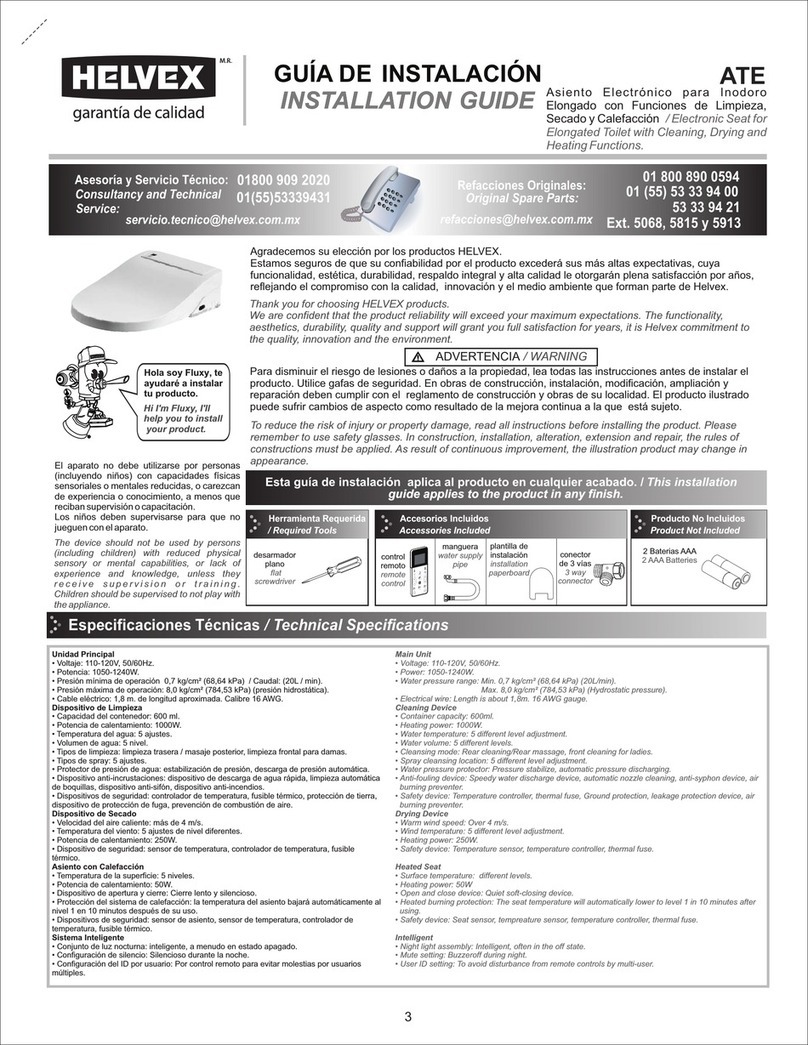 Helvex ATE User manual