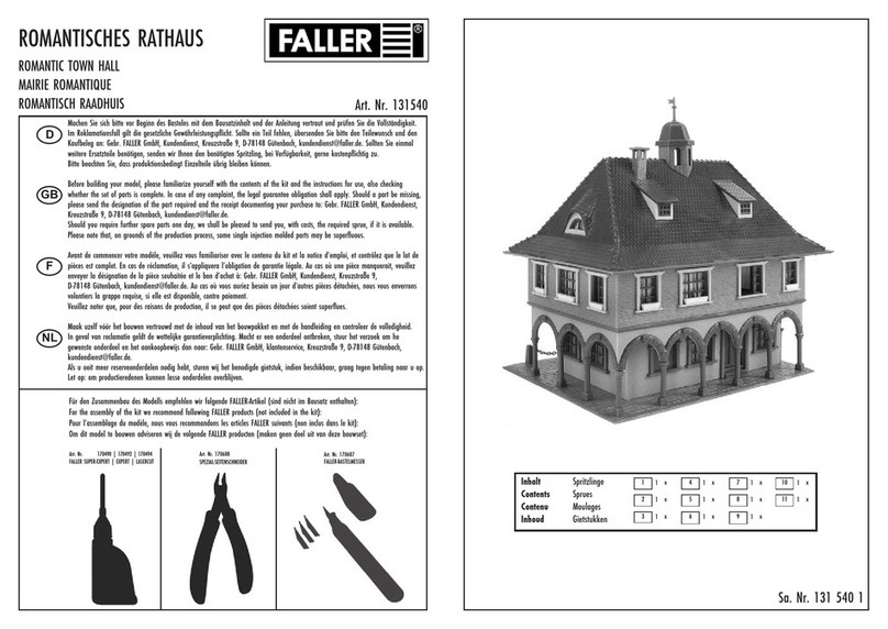 Faller 131540 User manual