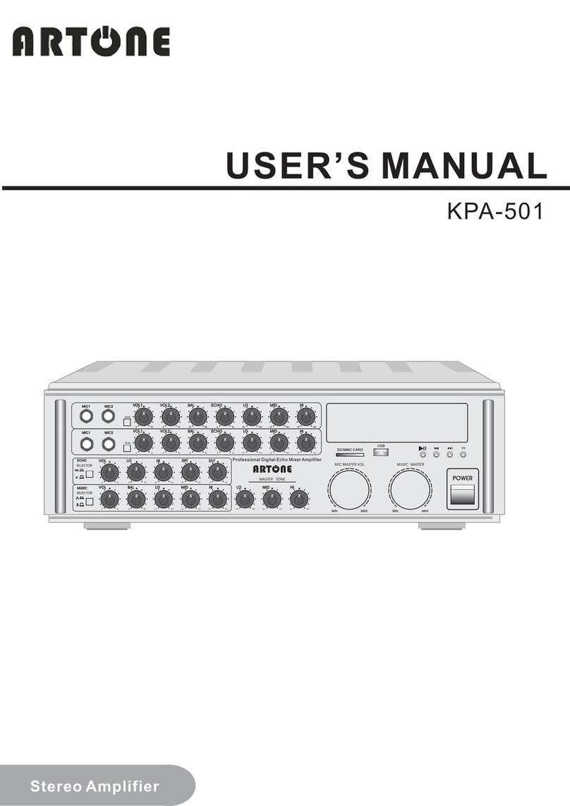 Artone KPA-501 user manual