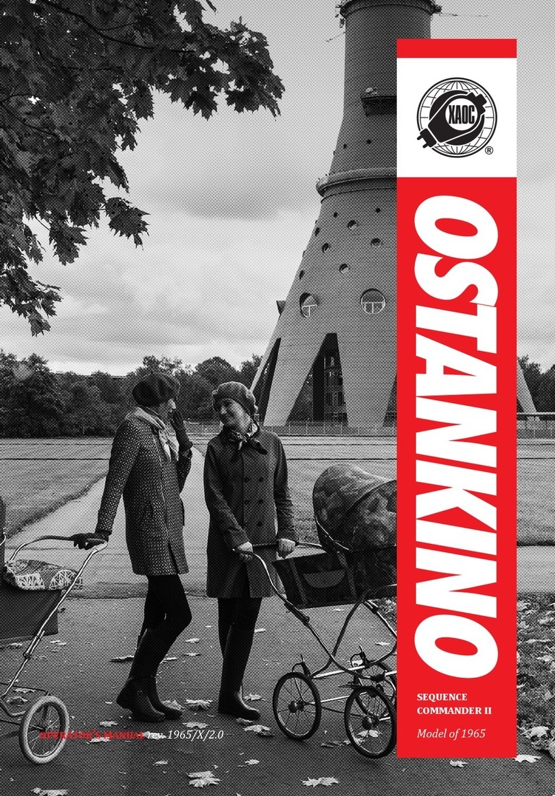Xaoc Devices Ostankino II User manual