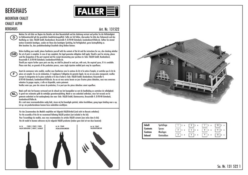 Faller 131522 quick start guide