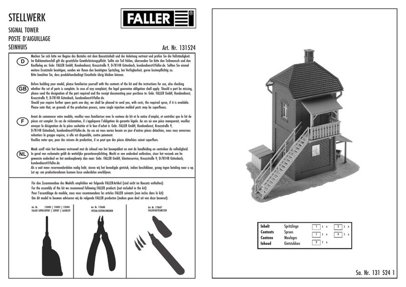 Faller 131524 User manual