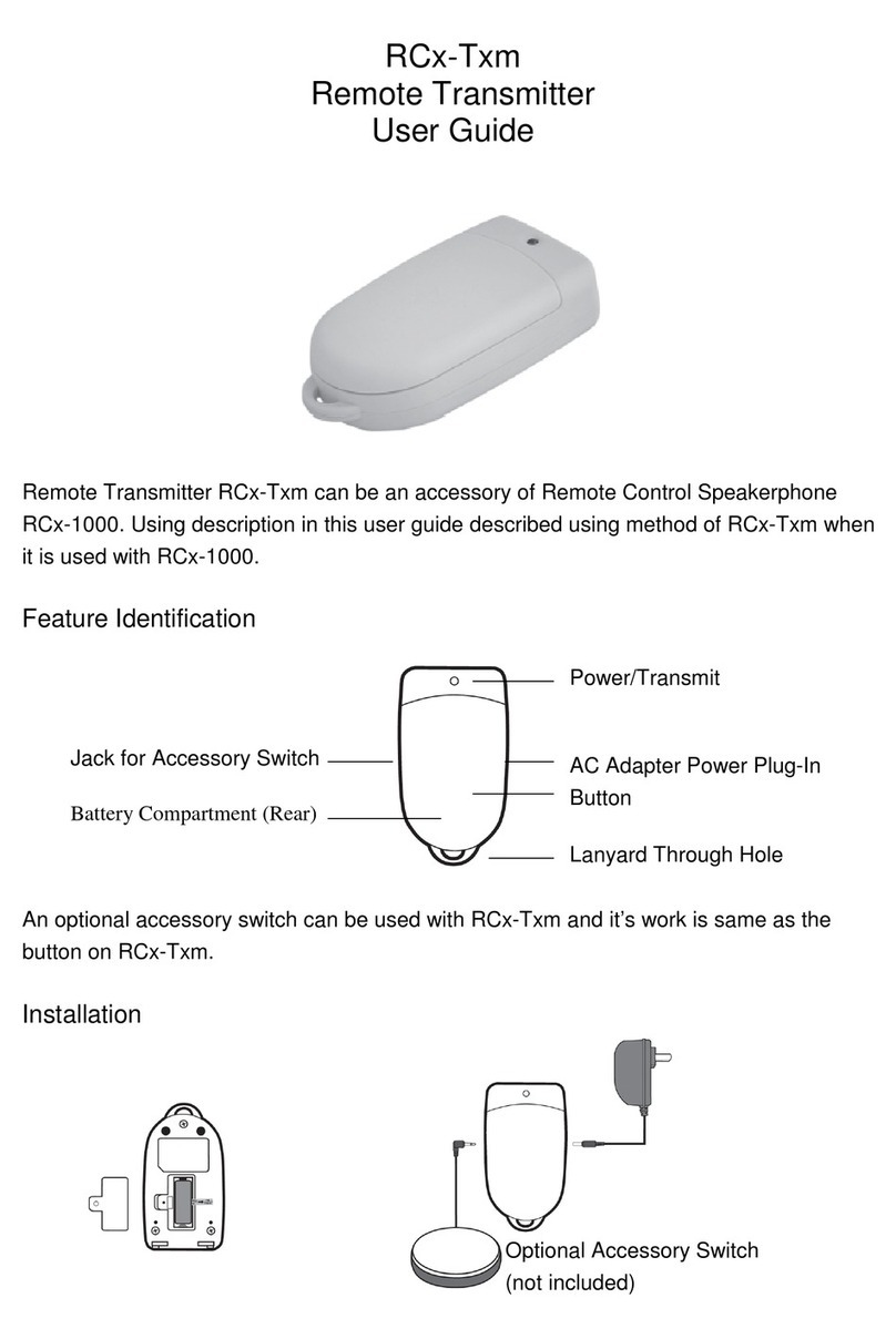 Serene RCx-Txm user guide