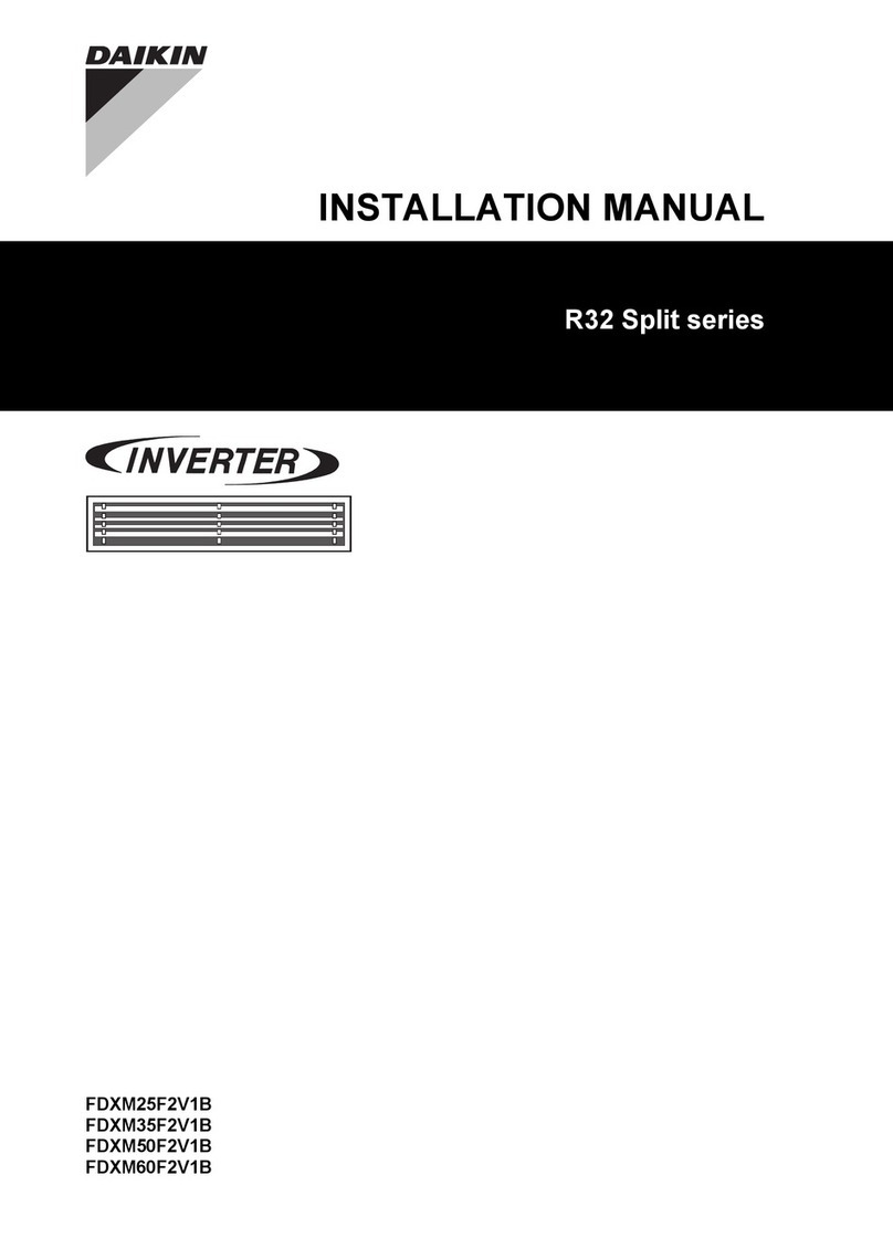 Daikin R32 Split Series installation manual Daikin R32 Split Series installation manual