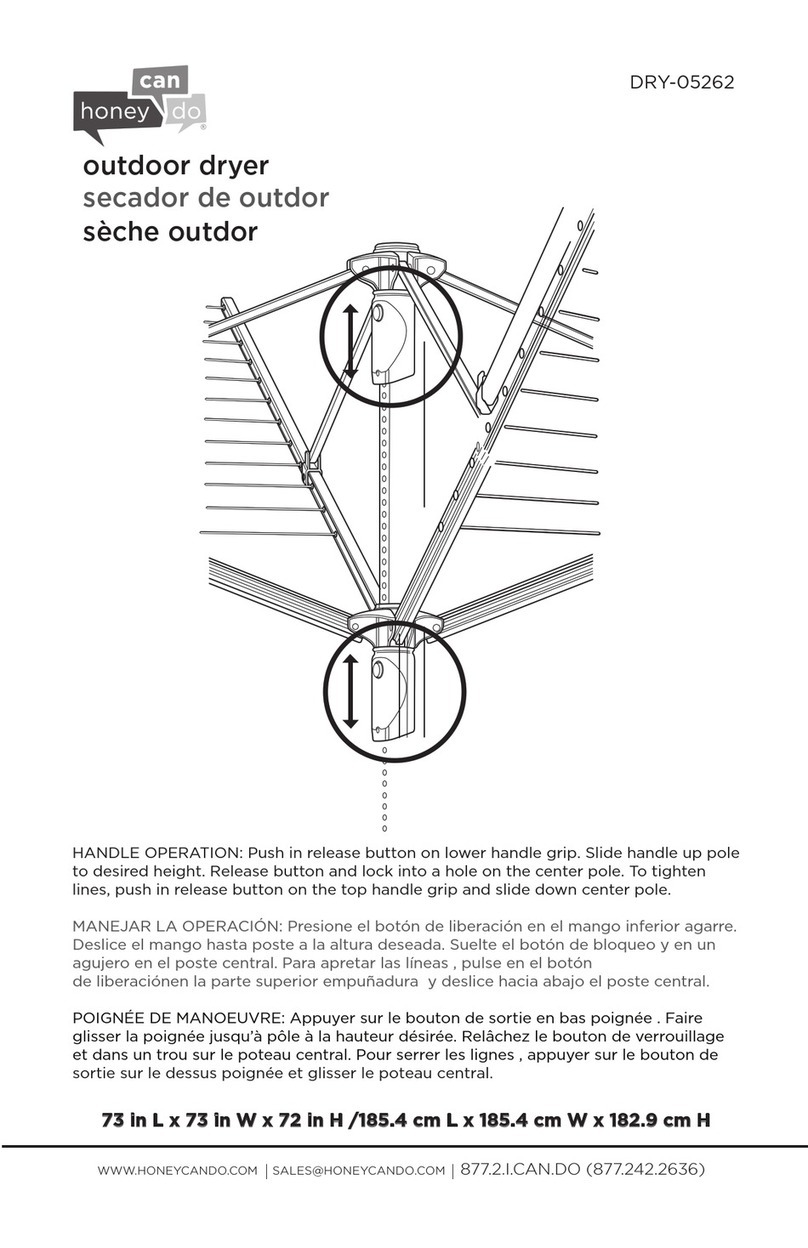 Honey Can Do DRY-05262 quick start guide