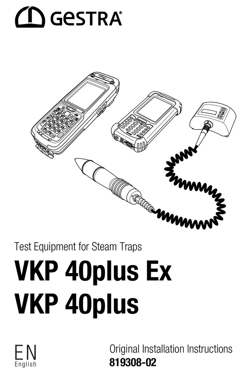 GESTRA VKP 40plus Ex Original Installation Instructions