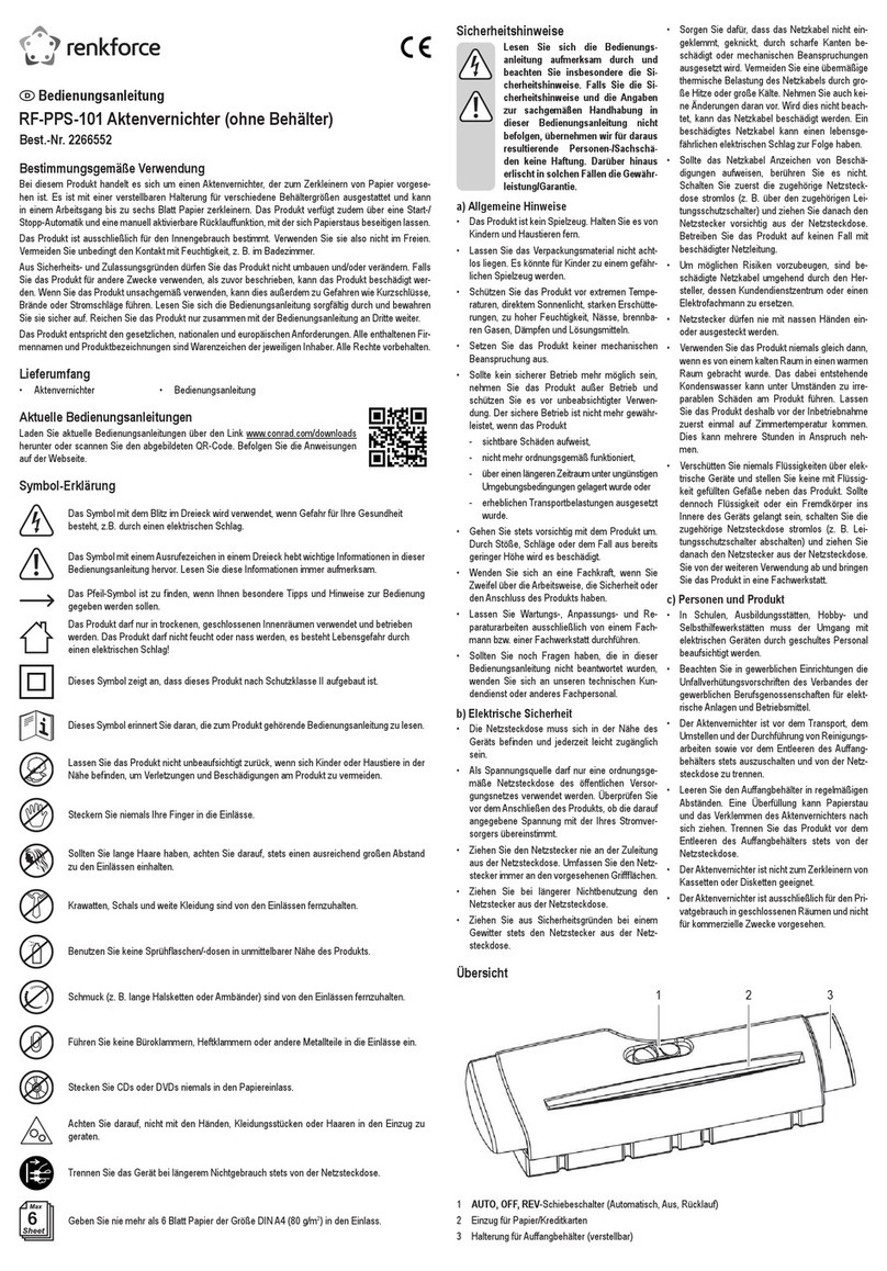 Renkforce RF-PPS-101 User manual
