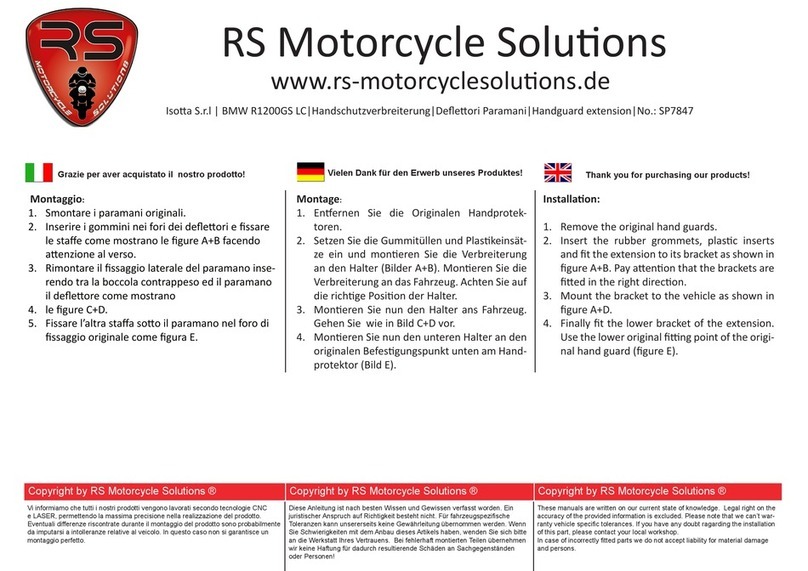 Isotta SP7847 quick start guide