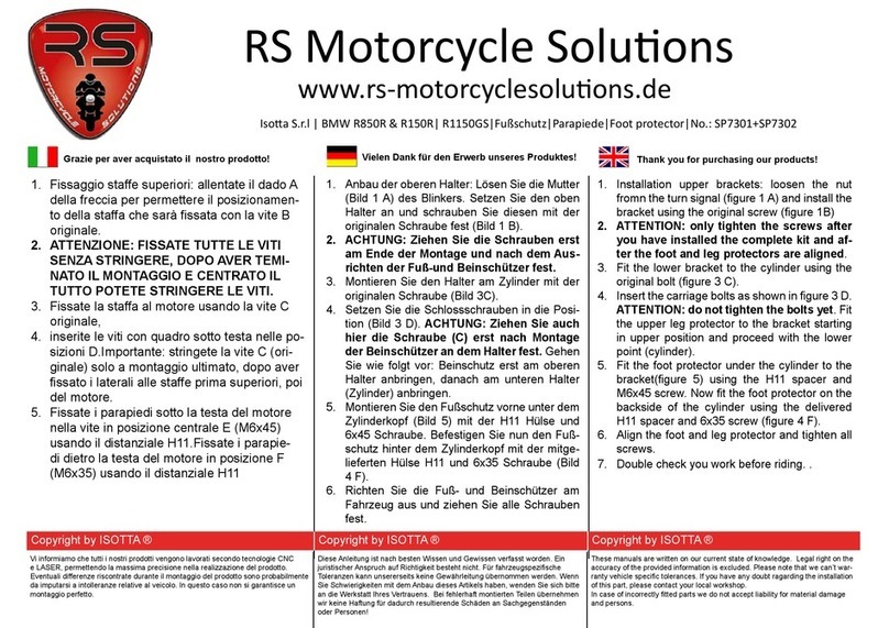 Isotta SP7301 quick start guide