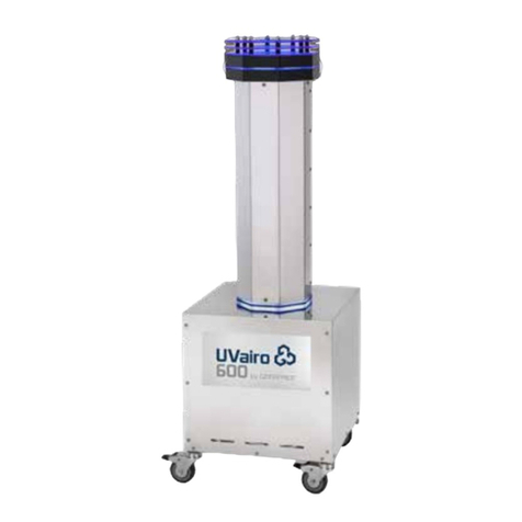 Geerpres UVAIRO 600 User manual