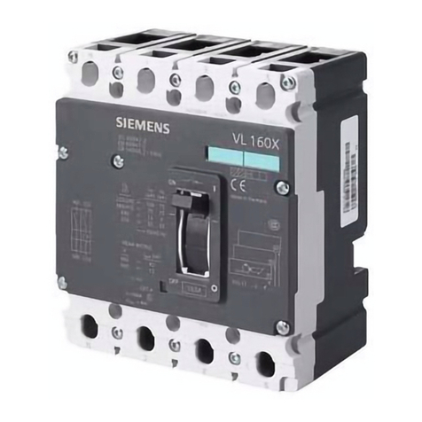 Siemens SENTRON VL160X User manual